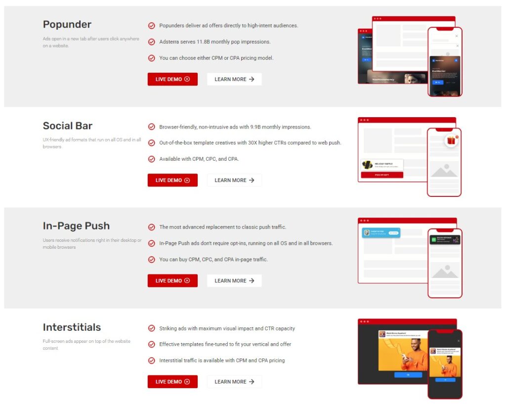 Advertising offer